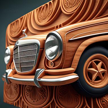 3D модель Mercedes Benz W111 (STL)